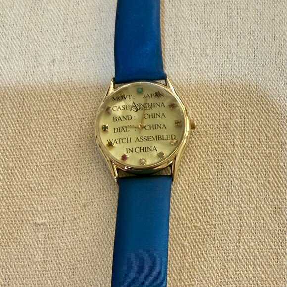 Anna Bella Multi-Gem Birthstone Stainless Steel Watch - Picture 4 of 6